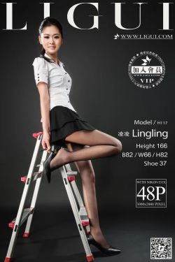 [丽柜LiGui] Model 凌凌《黑丝高跟美足》美腿玉足写真图片(48P)-丝袜,职业装,女郎,美足