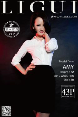 [丽柜LiGui] Model AMY《红高跟短发灰丝女郎》美腿玉足写真图片(43P)-冷艳,短发,职业装,女郎