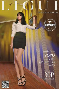 [丽柜LiGui] Model YOYO《肉丝高跟美足》美腿玉足写真图片(30P)-长腿,高跟,职业装,美足