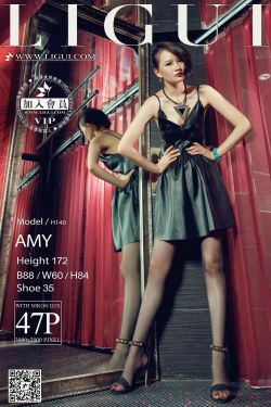 Model AMY《吊带裙黑丝高跟女郎》 [丽柜LiGui] 美腿玉足写真图片(47P)-短发,妩媚,高贵,女郎,丝足