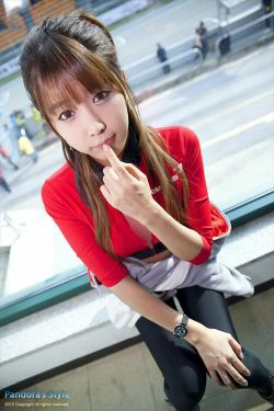 赛车女郎许允美 Heo Yun Mi《红衣紧身裤系列》高清套图(111P)-香车,紧身裤