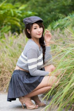 台湾女神夏晴\/腿模MISO《秋之风》(56P)-迷你裙,外拍,女神,清新