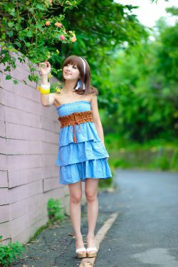 张凯洁\/Mikako《蒙馬特咖啡外拍》(92P)-甜美,清新,阳光