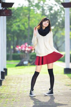 台湾美女林茉晶\/Queena《学妹时代》(44P)-甜美,清纯,可爱