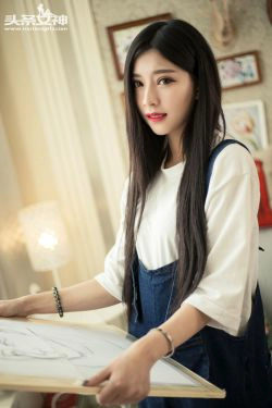 COCO《油画小学妹》 [头条女神](41P)-妹子,长发,牛仔,嫩模