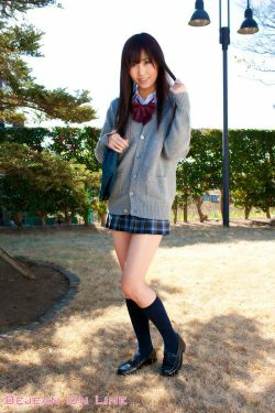 私立Bejean女学館 Miyu Inamori 稲森美優 [Bejean On Line](40P)-学生装