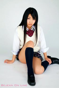 私立Bejean女学館 Rina Nagai 永井里菜 [Bejean On Line](40P)-学生装