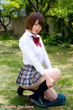 私立Bejean女学館 Nanami Moegi 萌木七海 [Bejean On Line](50P)-学生装
