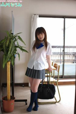 山川ひろみ Hikari Yamaguchi 現役女子高生 [Minisuka.tv](87P)-学生装