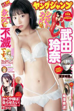 武田玲奈 梅澤美波 [Weekly Young Jump] 2017年No.34 写真杂志(13P)-杂志