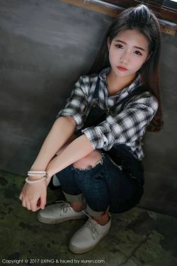 可爱的小叶子《清纯甜美可人的萝莉》 [优星馆UXING] VOL.044(36P)-牛仔,少女
