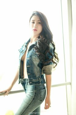 李李七七喜喜《牛仔的诱惑》 [模特联盟MTMENG] VOL.001(50P)-牛仔,紧身裤