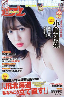 小嶋陽菜 杉原杏璃 紗綾 大伴理奈 藤木由貴 仲村美海 欅坂46 [Weekly Playboy] 2017年No.16 写真杂志(34P)-少女,性感,杂志