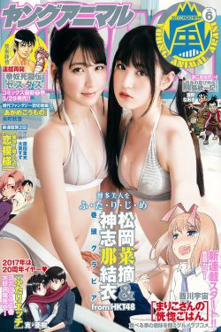 松岡菜摘 神志那結衣 [Young Animal Arashi 岚特刊] No.06 2017年 写真杂志(9P)-清纯,少女,杂志