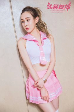 申美嫣《peggy美少女战士》 [头条女神Toutiaogirls](20P)-学生装,粉嫩,长筒袜,白丝