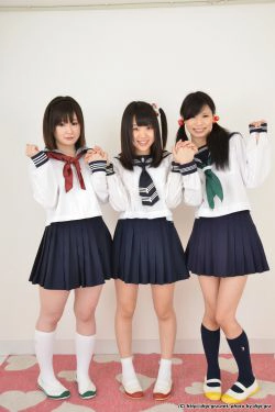 夏乃ひまわり  一乃瀬るりあ 瀬戸愛莉 tsu∞na∞gu Set02 [LovePop](54P)-学生装