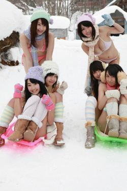 今野杏南&入矢麻衣&朝仓由舞&秋月三佳&椎名もも&他6人《at 雪山-雪合战》 [WPB-net](35P)-泳装,外拍,少女