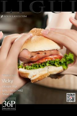 Model 腿模Vicky《汉堡美脚丝足》 [丽柜Ligui](37P)-美腿,高跟,美足,美脚