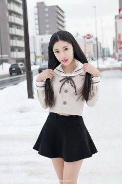 陈嘉嘉Tiffany《雪中有佳人 性感肚兜》 [魅妍社MiStar] VOL.216(35P)-短裙,女神,嫩模