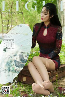 腿模雪糕《古典蕾丝旗袍丝足》 [丽柜LIGUI] 美腿丝足(42P)-肉丝,优雅,美足,美脚,丝足