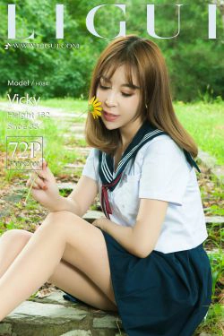 [丽柜Ligui] Model Vicky(73P)-校服,长筒袜,丝足