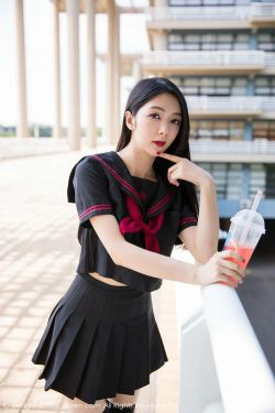 [秀人XIUREN] No.1156 Angela小热巴(47P)-校服,香车,女神,极品,长筒袜,黑长直