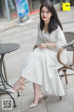[异思趣向IESS]  模特：姗姗 《烈焰红唇白长裙》(84P)-长裙,美腿,高跟,优雅