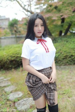 [模范学院MFStar] Vol.163 Manuela玛鲁娜(42P)-校服,清新,少女,长筒袜