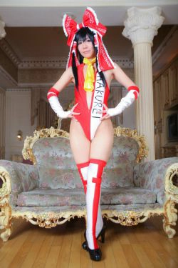 Ayane(あやね) 《東方Project》博麗霊夢 [Wolf Fang!!](97P)-泳装,COS