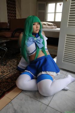丹雫ひよ (Nishizuku Hiyo) 《Touhou Project》Kochiya Sanae まじかるさなえちゃん  [HiyoHiyo Club](55P)-COS