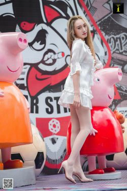 [异思趣向IESS] 模特 乐乐 《小猪佩奇我配你》(90P)-美腿,短裙