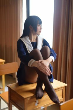 [风之领域] NO.118 JK黑丝美丽胴体(49P)-黑丝,JK