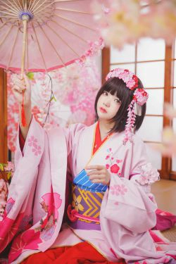 [萝莉COS] 桜桃喵《(加藤惠)和服》(23P)-和服,古典,COS