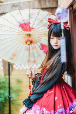 [萝莉COS] 桜桃喵《和风lolita》(22P)-和服,COS