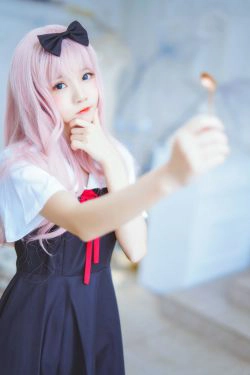 [萝莉COS] 桜桃喵《藤原千花》(48P)-猫女,COS