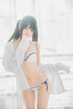 桜桃喵 《白衬衫双马尾》(47P)-马尾,妹子,衬衫
