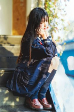 桜桃喵《(小少女)黑色水手服》(50P)-校服,阳光,水手服