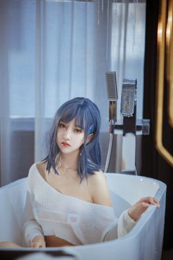 [萝莉COS] 斗鱼米线线sama - 浴缸(23P)-浴室,RT