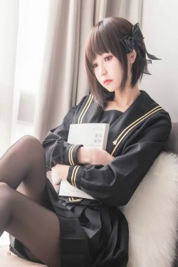 [萝莉COS] 小妖精你的负卿 - 窗台制服(18P)-黑丝