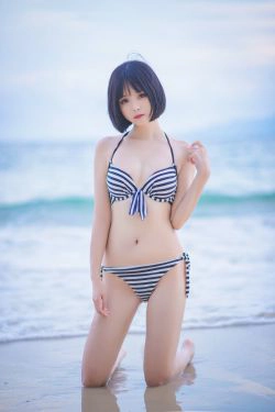 [萝莉COS] 白金Saki - 水着(27P)-比基尼,中国,沙滩,海边