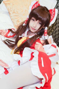 [萝莉COS] 神楽板真冬 COS Reimu猫娘系列套图(100P)-COS