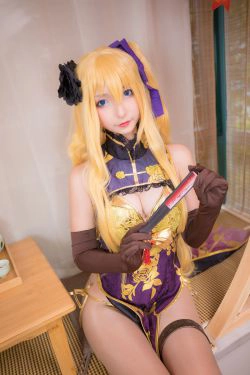 [萝莉COS] 神楽板真冬 艳娘幻梦谭 金莲(150P)-COS