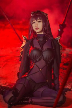 [萝莉COS] 木绵绵OwO - 斯卡哈(17P)-COS