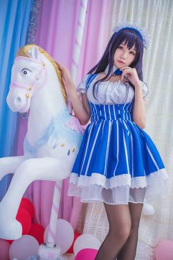 [萝莉COS] 白金Saki - 女仆(21P)-女仆,黑丝