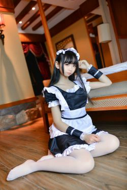 [萝莉COS] 雪琪 - 女仆(25P)-女仆,萝莉,白丝