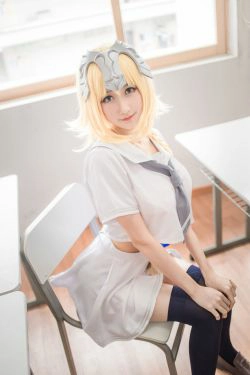 [萝莉COS] 木绵绵OwO - 贞德（白）(28P)-COS