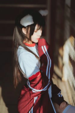 [萝莉COS] 桜桃喵 - 红色体操服(44P)-体操,COS