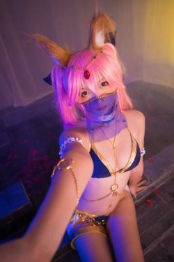 [萝莉COS] 神楽板真冬 玉藻前舞娘《Mysterious Love》(150P)-美胸,COS