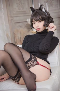[萝莉COS] 雯妹 - 黑猫内衣(31P)-猫女,黑丝