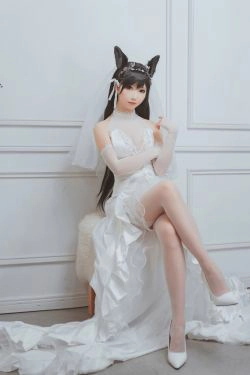 [萝莉COS] 面饼仙儿 - 爱宕花嫁(29P)-猫女,COS